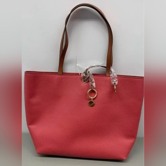 Anne Klein Handbags - Anne Klein Faux Leather Large Satchel Tote Bag NWOT MSRP $98
